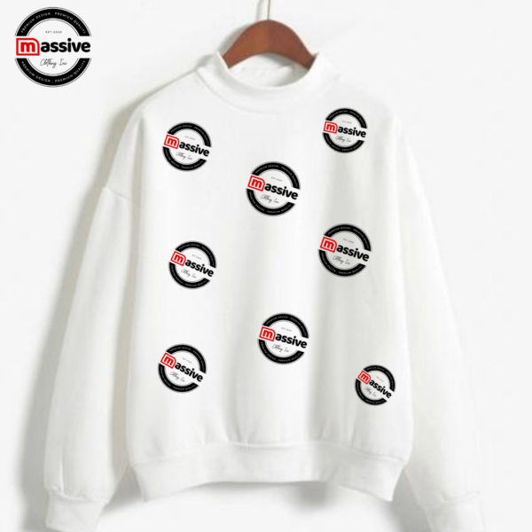 White Massive Sweatshirt - Image 2