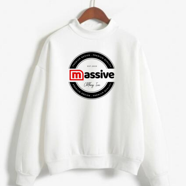 White Massive Sweatshirt